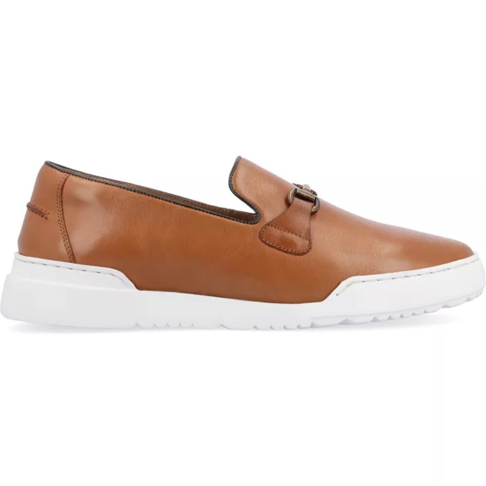 THOMAS & VINE Men's Dane Plain Toe Bit Loafer Casual Shoes